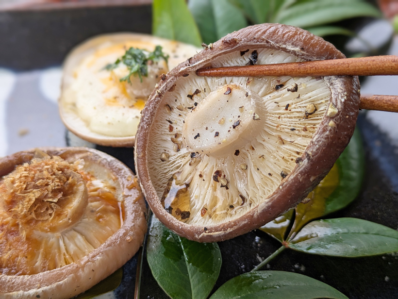 自然栽培原木しいたけ胡椒